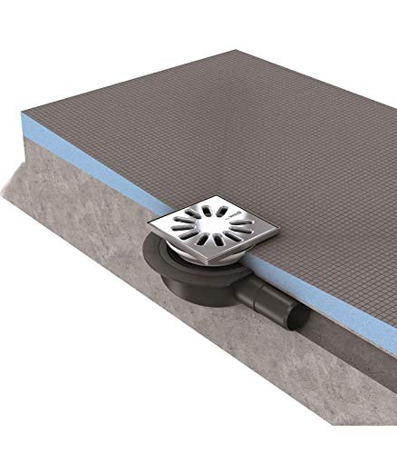 Bampi pd020020 Plastic Cover with Shower Plughole in Masonry cm 200, White