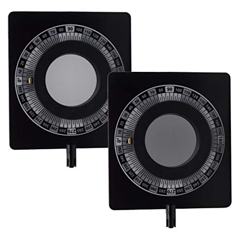 41H427mwZ1L Set of 2 Polarizing Filters for Optical Bench Kits - Adjustable Polarization - 5" Long, 3.75" Wide - Eisco Labs