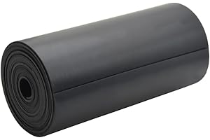 DEVNOL Neoprene Rubber Strip 1/16 (.062)" Thick X 7" Wide X 10'Long Grade 65A for Gasket, Surface Protection, Sealing