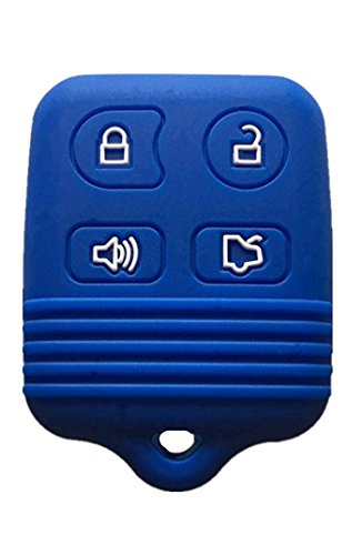 KAWIHEN Silicone Key Fob Cover Case Protector Smart Remote Control Shell Keyless Entry Case Holder Cover For Ford Mustang Edge Escape Expedition Explorer Focus Escort Lincoln Mercury CWTWB1U331