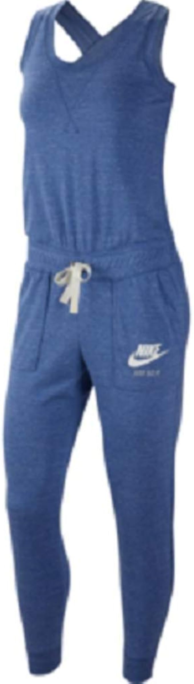 Amazon.com: Nike Sportswear Sleeveless Gym Vintage Jumpsuit Romper Size M Indigo: Clothing