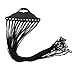 Tinksky 12pcs Nylon Eyeglass/Spectacle/Sunglass/Eyewear Cord Holder Neck String Gifts for Mothers (Black)