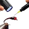 SAMS-Fly-Tying-UV-Cure-Light-and-Glue-Syringe-Coating-Tools-Kits-Flashlight-with-395-400-nm-9-Leds-Ultra-Violet