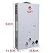 TC-Home 12L LPG Gas Instant Tankless 3.2 GPM Hot Water Heater Boiler House Bath