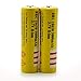Sunnice® 12Pcs 3.7V 18650 5000mah Rechargeable Lithium Battery (Yellow)