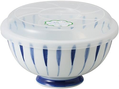 KamaKama Japanese Bowl x1pcs Food storage Container with Lid plastic Cover Porcelain/Size(cm) Diameter 16.2x8.5/ka086149
