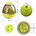 NOYAL Dog Food Dispenser Ball Toy, Fun and Interactive Roly-Poly Toy Ball for Small and Medium Dogs Cats Increase Attention, Tumbler Design Easy to Clean(Green)