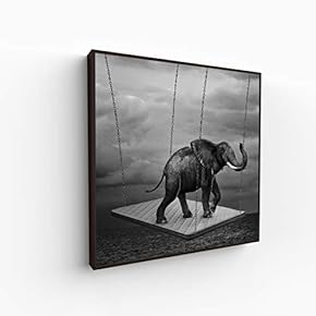 Canvas Wall Art for Living Room, Bedroom Portrait Framed Canvas Prints for Home Decoration Ready to Hang - 16x16 inches