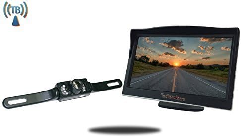 TadiBrothers 5 Inch Monitor with Wireless License Plate Backup Camera