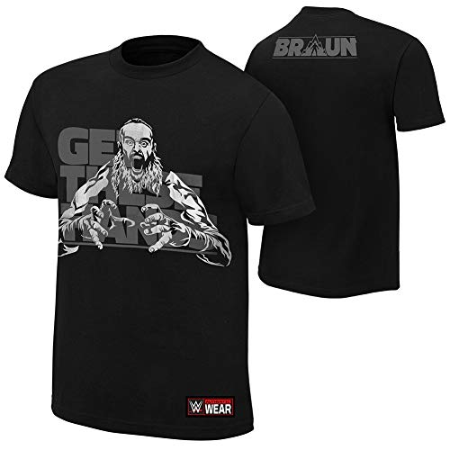 WWE Authentic Wear Braun Strowman Get These Hands Youth Reflective T-Shirt Black Medium
