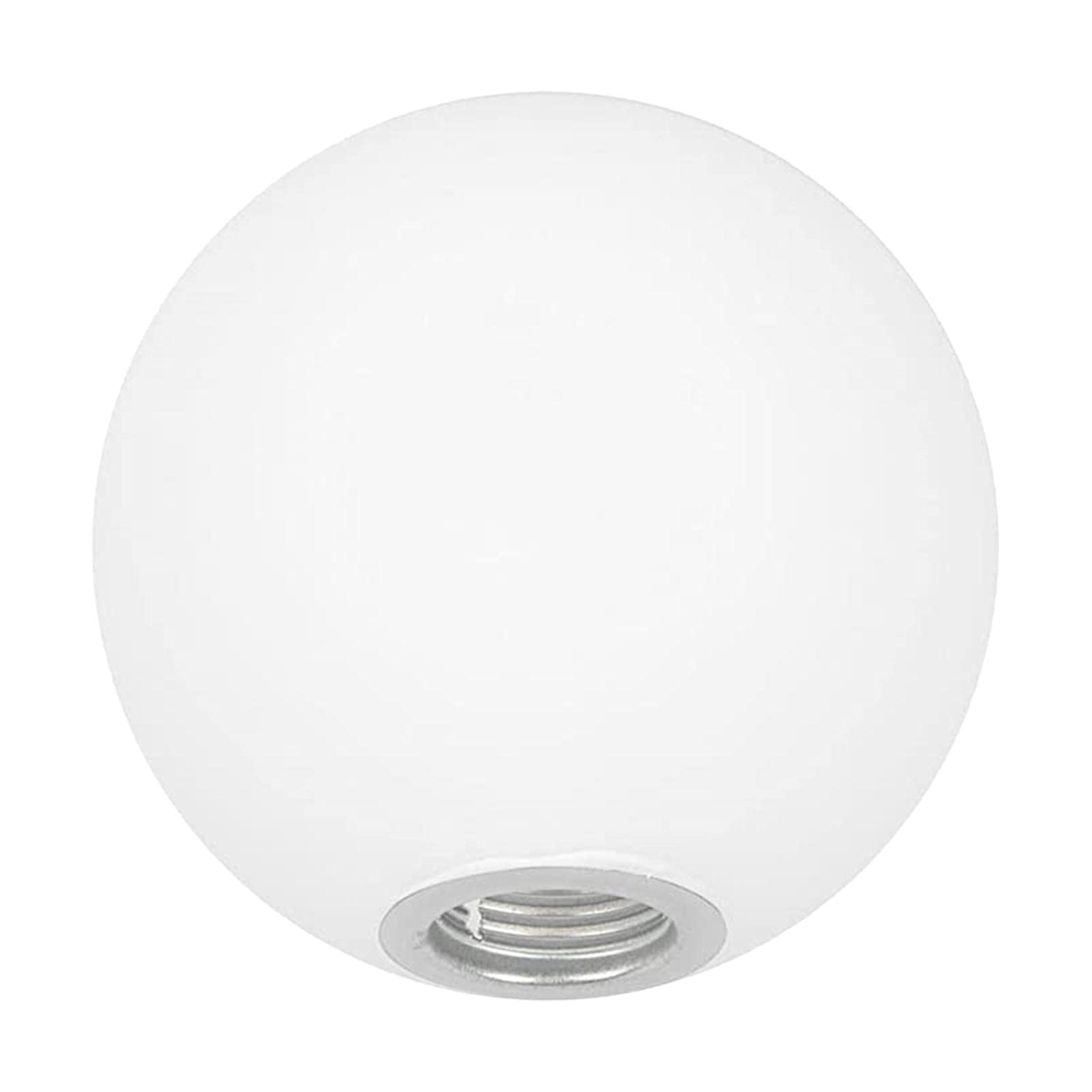 Sharplace Glass Lamp Shade Lighting Fitting G9 Replacement Dresser Light Fixture Cover Lampshade for College Bathroom Home Library Office - White, 8cm
