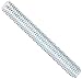 Steel Fully Threaded Stud, Zinc Plated, 3/8