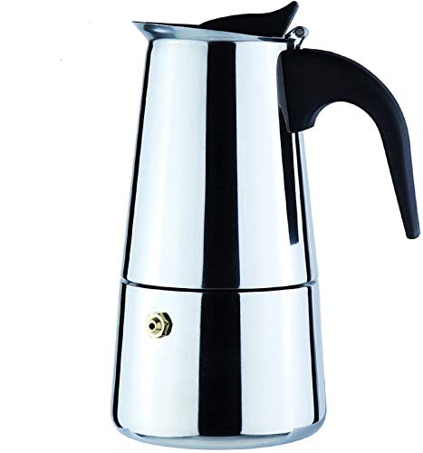 Espressokocher aus Edelstahl, Mokkakanne, Perkolator, italienische Kaffeemaschine, klassischer Café-Maker, geeignet für…
