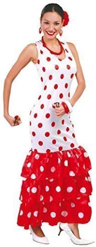 ladies red polka dot dress
