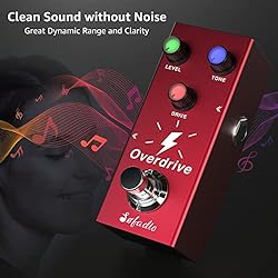 Sofadio Overdrive Guitar Pedal, True Bypass DC 9V