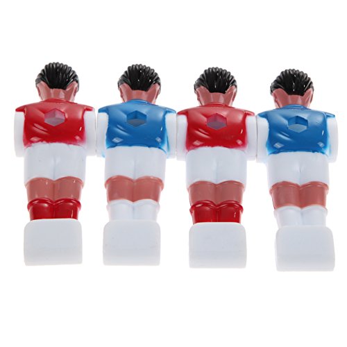 ttnight 4pcs Foosball Man Table Football Guys Tournament Soccer Player Replacement Parts 5/8 inch