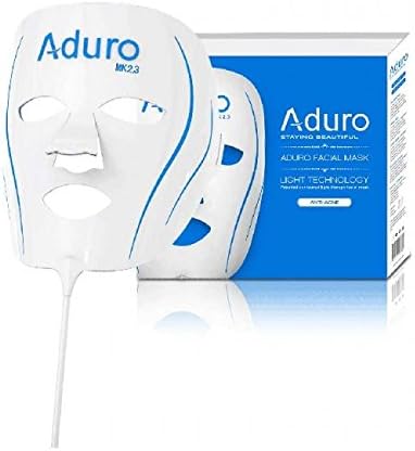 Download Aduro Single Blue Led Facial Mask Acne Pimples And Amazon Co Uk Electronics PSD Mockup Templates