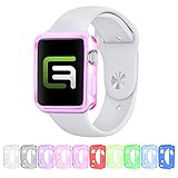 Eco-Fused TPU Case Value Bundle for 38mm Apple Watch / Watch Sport / Watch Edition / Including 10 Flexible TPU Cover Cases for all Apple Watch Versions / Including Microfiber Cleaning Cloth