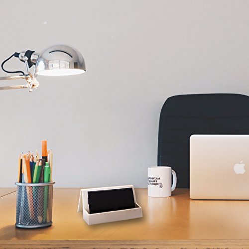 HR-International Business card holder Plastic Stand Organizer, Name Card Organizer Holds for Desk Office - Thumbnail 6