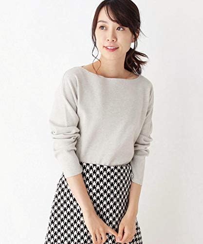 Amazon スープ ニット もちもちボートネックニットプルオーバー レディース グレー 012 11 L セーター 通販