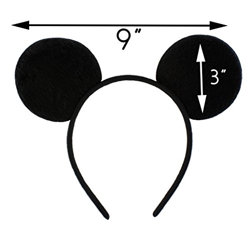3 Headbands+12+Pack+Mickey+Headgear+Costume
