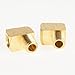 Boeray 2pcs 1/8” Brass Fittings 90 Degree Barstock Street Elbow 1/8