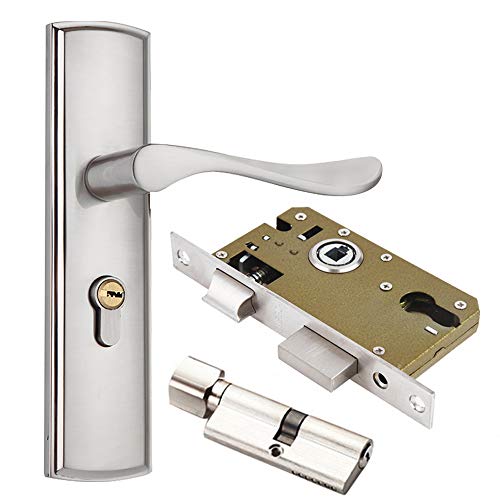 Qrity Door Handle Lever, Euro Lever Lock, 2 Lever Lock, Cylinder, 3