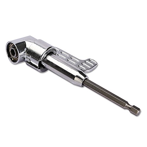 OCGIG 1/4 Inch 105 Degree Hex Shank Screwdriver Angled Bit Holder Power Drill Tool