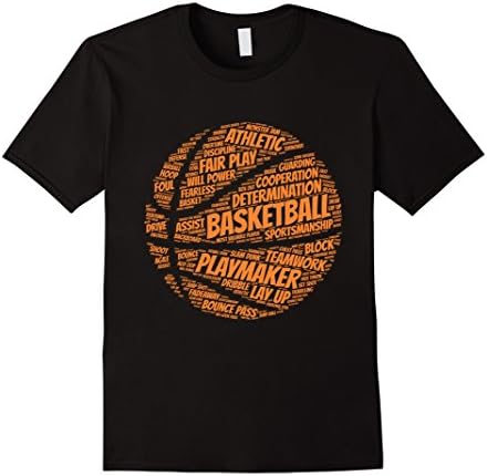 Mens Basketball shirt gift for boys, girls, men and women Large Black