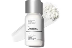 The Ordinary Sulfur 10% Powder-to-Cream Acne Spot Treatment Concentrate, Reduces Pimple Size and Zit Redness, 5g