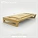 Stellar Natural Bamboo Laptop/Computer Monitor Stand | Office Desk Organizer | Portable Design | Magnetic Assembly | 2 Leg Styles | Cable & Heat Management | Connect & Charge Devices | Eco-Friendlythumb 1