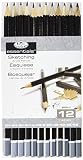 Royal & Langnickel SPEN-12 Essentials Sketching Pencil Set, 12-Piece