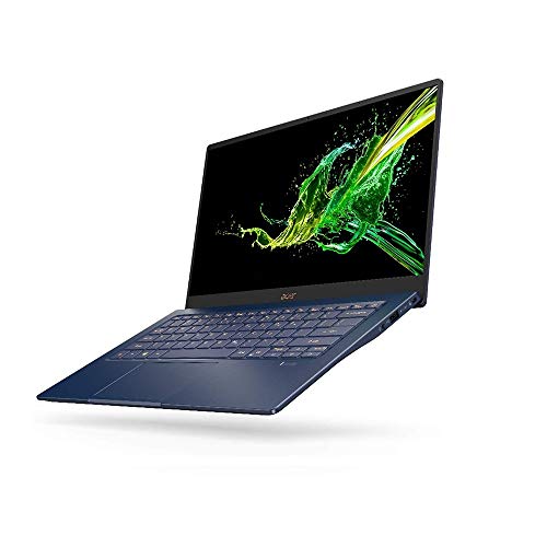 Acer Swift 5 Ultra-Thin & Lightweight Laptop, 14" Full HD IPS Touch, 10th Gen Intel Core i7-1065G7, 8GB LPDDR4, 512GB PCIe NVMe SSD, FP Reader, Wi-Fi 6, Back-lit Keyboard, Windows 10, SF514-54T-76PY