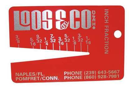 Important Before Shopping - Know detail - Loos Co Cable Diameter Gauge Loos Co Cable Diameter Gauge
