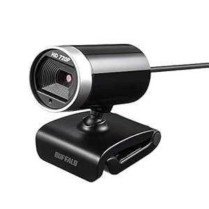 バッファロー WEBカメラ 720P HD 30fps 100万画素 視野角約65° Zoom/Slack/Microsoft Teams BSW105MBK