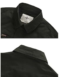 WenVen - Chaqueta militar ligera para hombre
