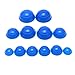SCASTOE 12Pcs Silicone Medical Vacuum Cups Massager Cupping Therapy Anti Cellulite New (Blue)