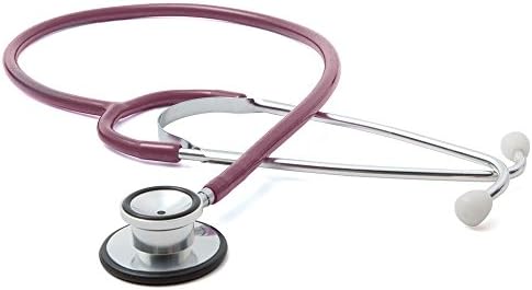 American Diagnostic ADC670M Proscope 670 Dual-Head Adult General-Exam Stethoscope, 32" Length, Magenta