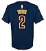 Adidas Youth Kyrie Irving Cleveland Cavaliers #2 NBA Name and Number Jersey T-Shirt, Navy, Large 14/16