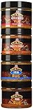 McCormick Grill Mates Meat Rub 4 Flavor Variety Bundle: (1) Grill Mates Steak Rub, (1) Grill Mates Sweet & Smoky With Cinnamon & Chipotle Rub, (1) Grill Mates Pork Rub, and (1) Grill Mates Applewood Rub, 3.46-4.76 Oz. Ea. (4 Jars Total)