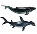 Shark Toys Figures,Large Ocean Animals Toys,Realistic Design Shark Replica