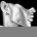 Charisma Hoop Huggie Earrings Unisex Stainless Steel Ear Piercings Hypoallergenic Jewelry Black 3 Pairs