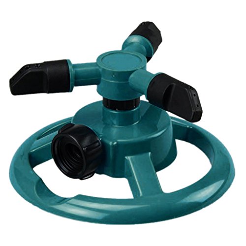 USHOT Lawn Sprinkler Automatic Garden Water Sprinklers Lawn Irrigation Rotation 360Â°