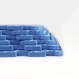 ComFy Mat Interlocking Puzzle Gym Flooring 4 Tiles 24x24 Blue 16 sq ft view 2