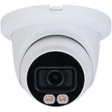 Loryta 4MP Full Color Starlight WDR Turret AI IP POE Camera with 2 LEDs Fixed Lens Outdoor IP67 Weatherproof, Support POE, Fa