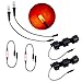 Prop and Scenery Lights Ember Orange Fire Effect Flame light kit with flicker effects control 2-pack