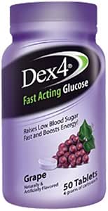 50tablets 200g grape glucose tablets (383960543634)