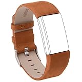 Snowcinda Leather Replacement Bands for Fitbit Charge 2