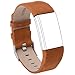 Snowcinda Replacement Leather Bands Accessories Wristbands for Fitbit Charge 2, Fit bit Charge 2 Band Leather, Silver, Red, Gold, Black, Brown, Grey, Choice of Colors