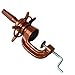 Wig Clamp - Swiveling Wig Head Styling Clamp with Adjustable Rotator - For Salon & Home Use - Brown - by Adolfo Design